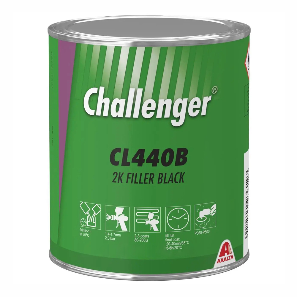 Primer Filler Challenger CL440B Black 1L