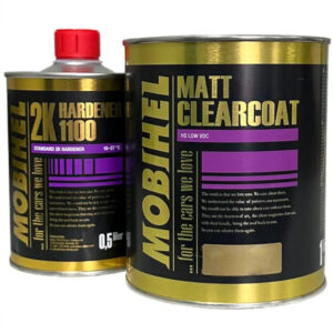 Mobihel 2K Matt Матовый лак для авто 1 l + отвердитель 500 ml