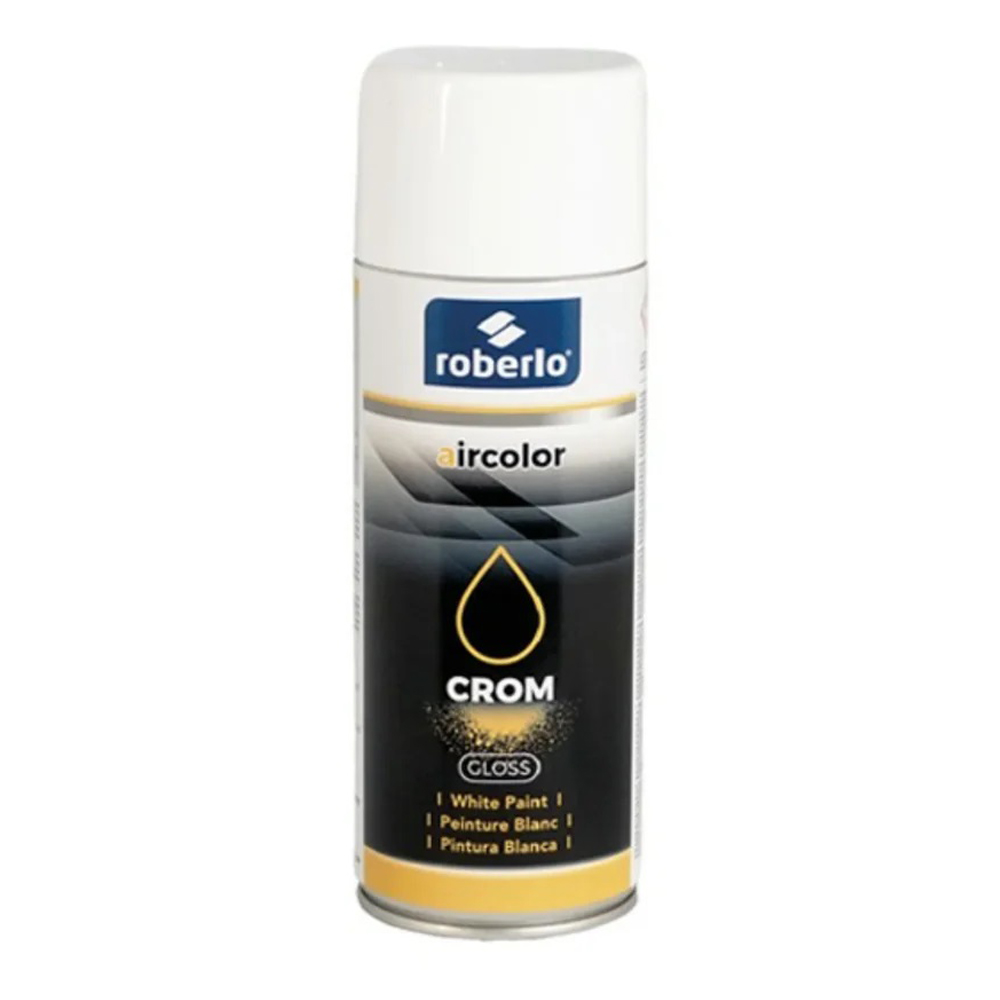 Roberlo Crom Aerosol White Gloss 400ml